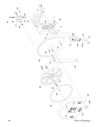 Part Diagram for G1012