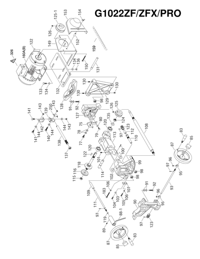 Part Diagram for G1022PRO
