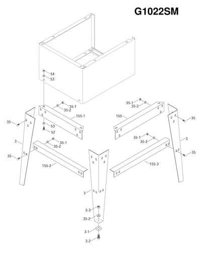 Part Diagram for G1022SM