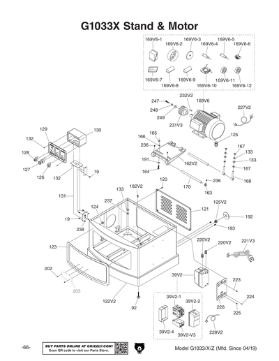 Part Diagram for G1033Z