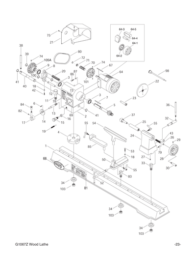 Part Diagram for G1067Z