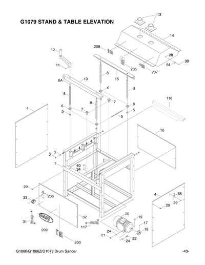 Part Diagram for G1079