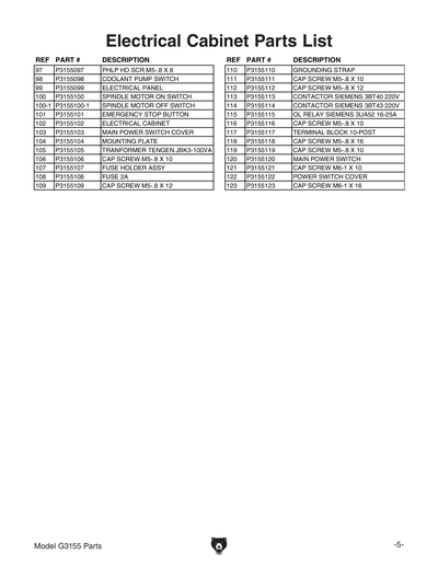 Part Diagram for G3155