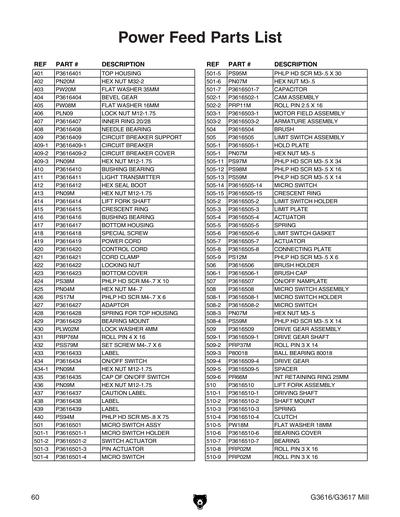 Part Diagram for G3616
