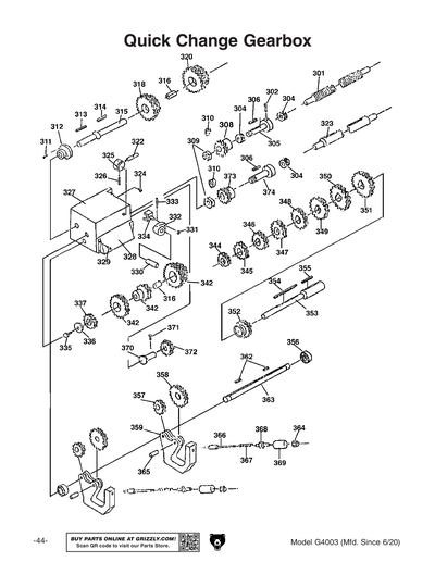 Part Diagram for G4003