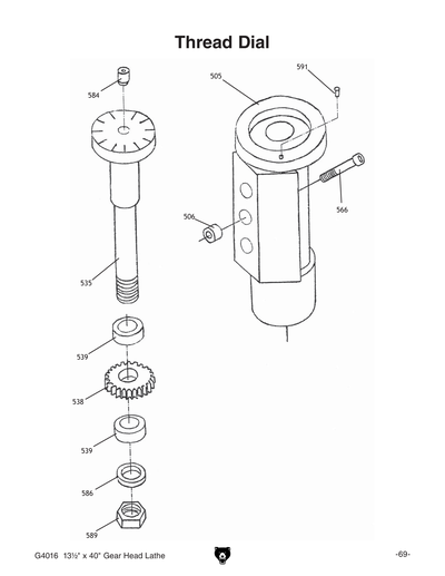 Part Diagram for G4016
