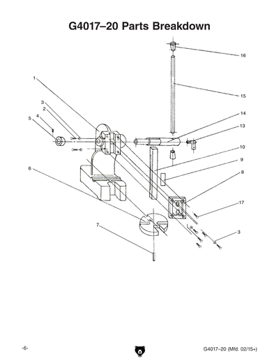 Part Diagram for G4018