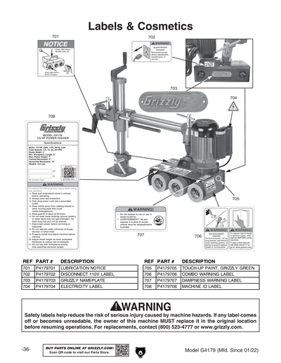 Part Diagram for G4179