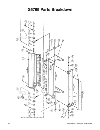 Part Diagram for G5769