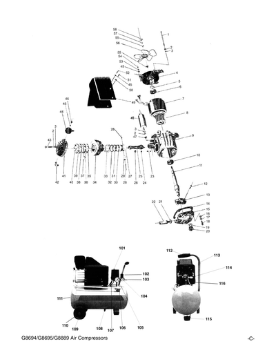 Part Diagram for G8889