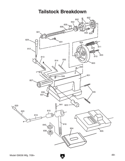 Part Diagram for G9036