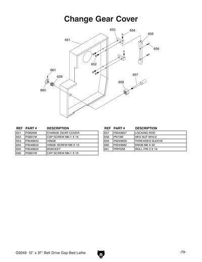 Part Diagram for G9249