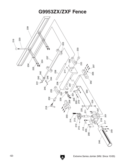 Part Diagram for G9953ZX