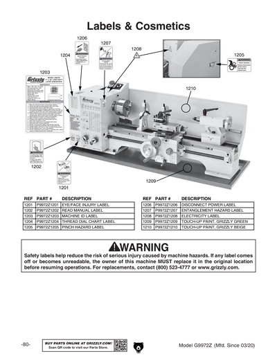 Part Diagram for G9972Z
