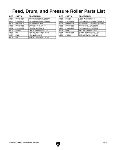 Part Diagram for G9979