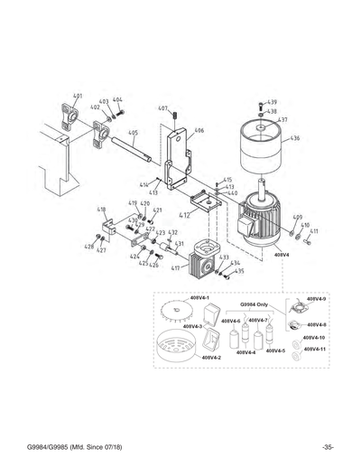Part Diagram for G9985