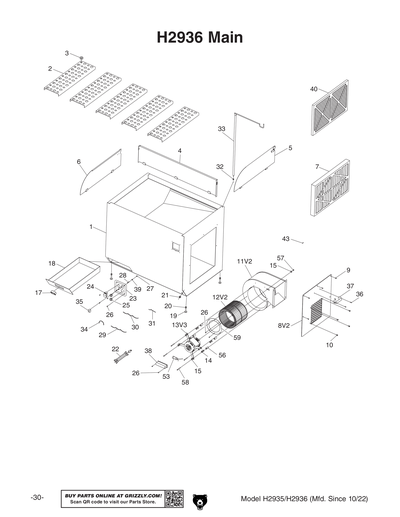 Part Diagram for H2936