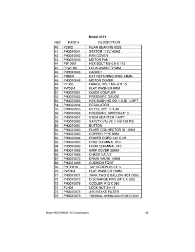 Part Diagram for H3370