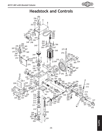 Part Diagram for M1111