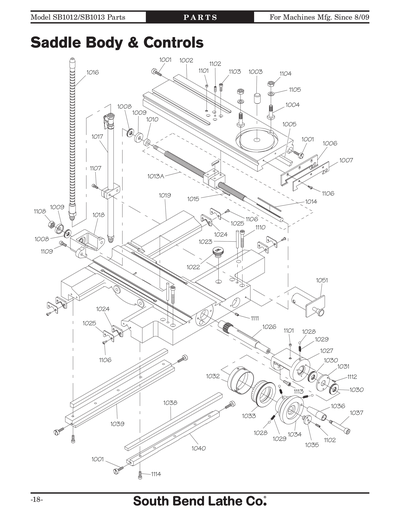 Part Diagram for SB1012