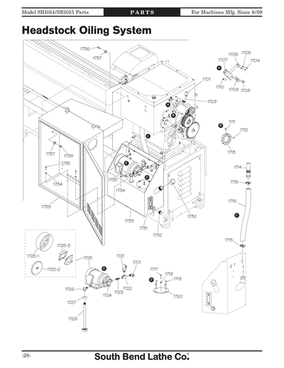 Part Diagram for SB1015