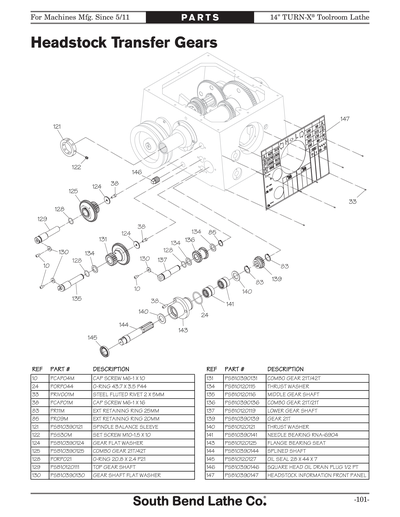 Part Diagram for SB1039F