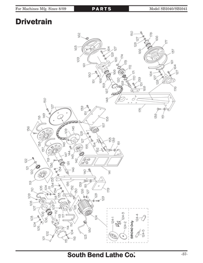 Part Diagram for SB1041