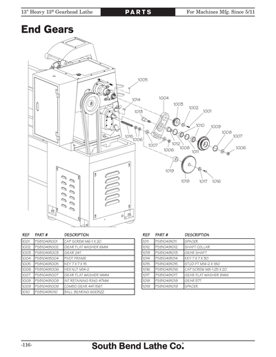Part Diagram for SB1049F