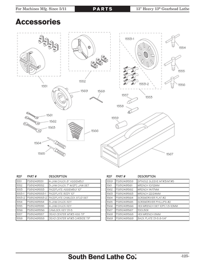Part Diagram for SB1049F