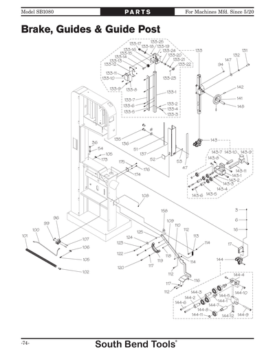 Part Diagram for SB1080