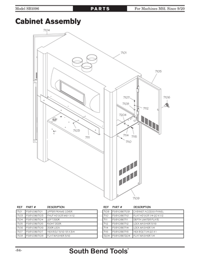 Part Diagram for SB1096