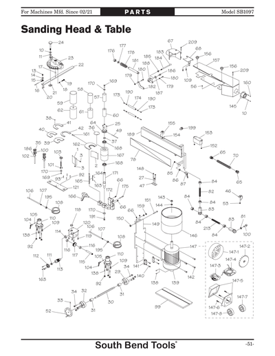 Part Diagram for SB1097