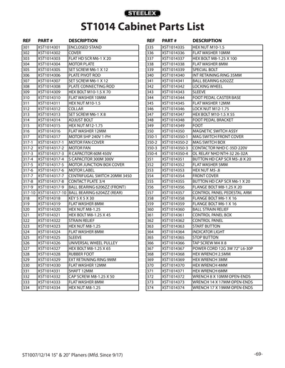 Part Diagram for ST1014