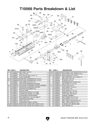 Part Diagram for T10066