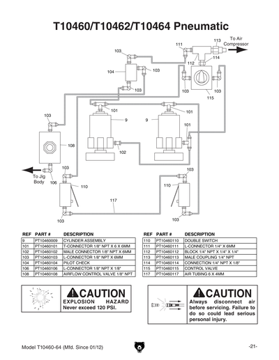 Part Diagram for T10460