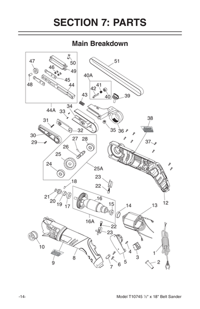 Part Diagram for T10745