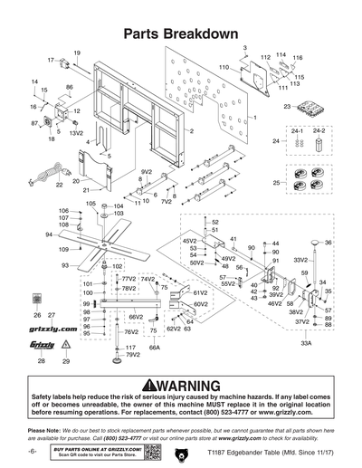 Part Diagram for T1187