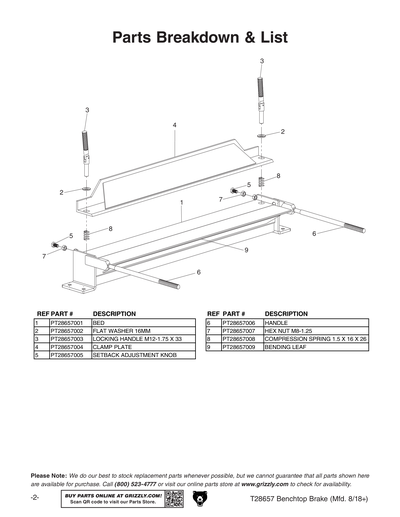 Part Diagram for T28657