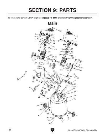 Part Diagram for T32337