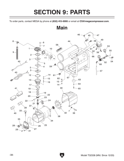 Part Diagram for T32338