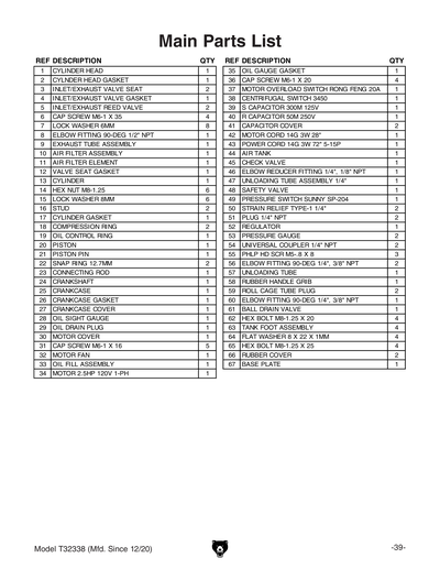 Part Diagram for T32338