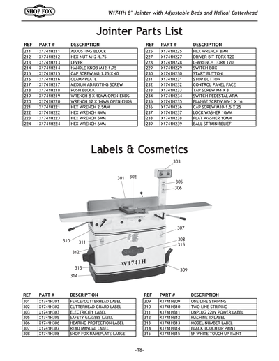 Part Diagram for W1741H