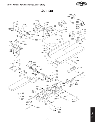 Part Diagram for W1755H