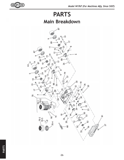 Part Diagram for W1767