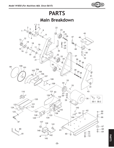 Part Diagram for W1850