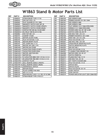 Part Diagram for W1862