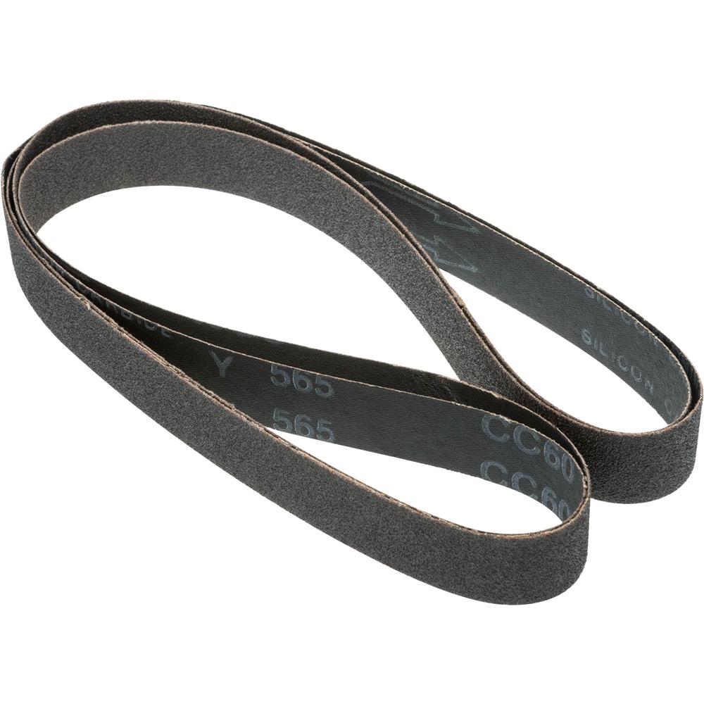 1" x 42" S/C Sanding Belt 60 Grit, 2 pk. at
