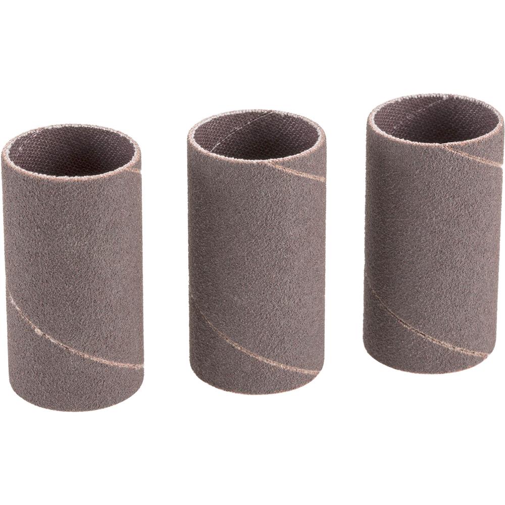 1" Dia. x 2" A/O Hard Sanding Sleeve, 100 Grit, 3 pk. at