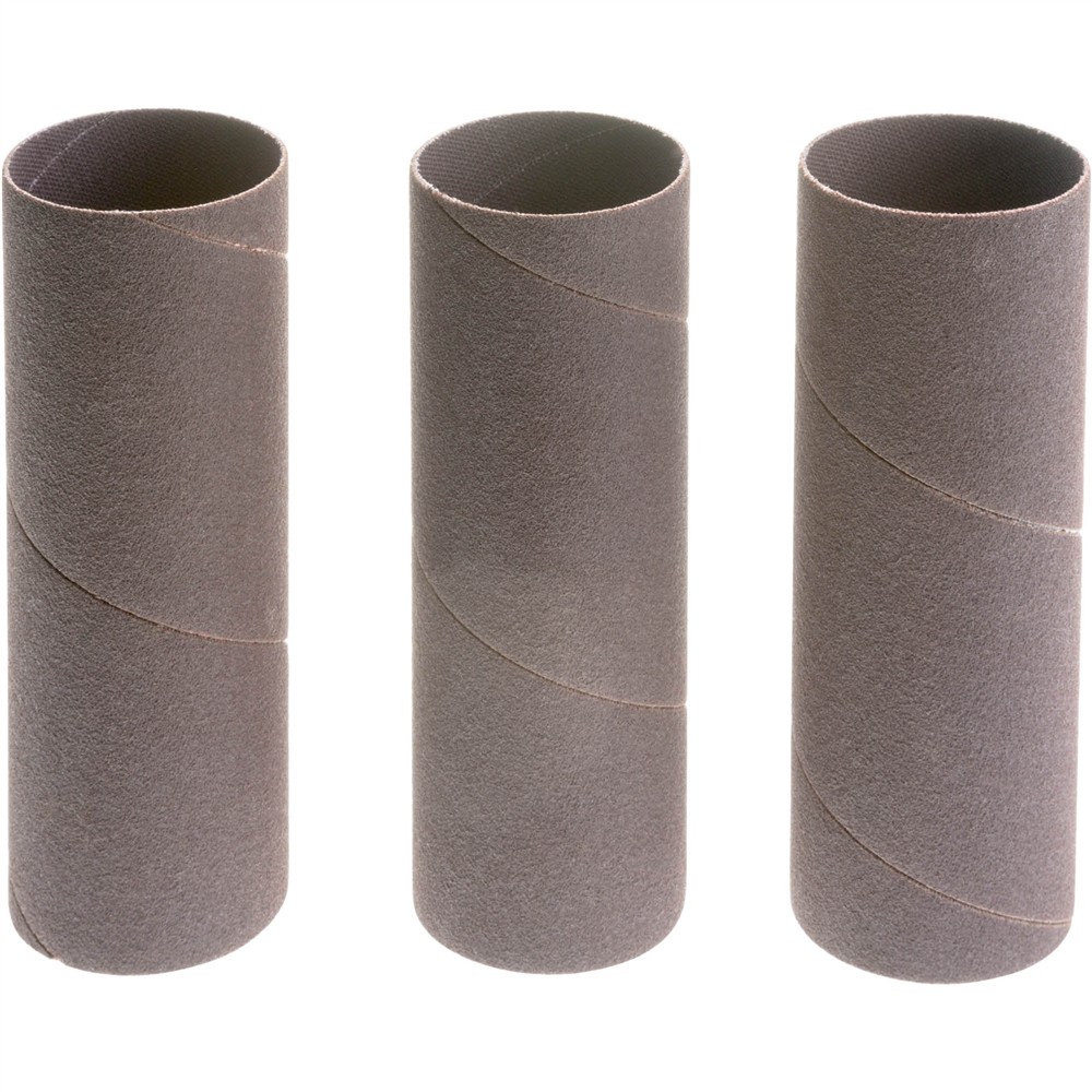 11/2'' Dia. x 41/4'' A/O Hard Sanding Sleeve, 150 Grit, 3 pk