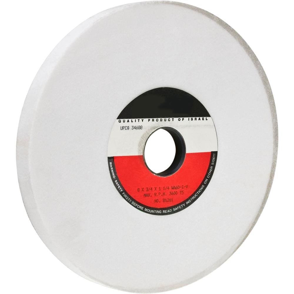 8" x 3/4" x 11/4" Grinding Wheel, Type 5 A60 Grit Grizzly Industrial